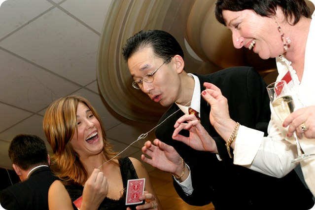 Chew Eng Chye a Corporate Magician in Perth performing for Rio Tinto